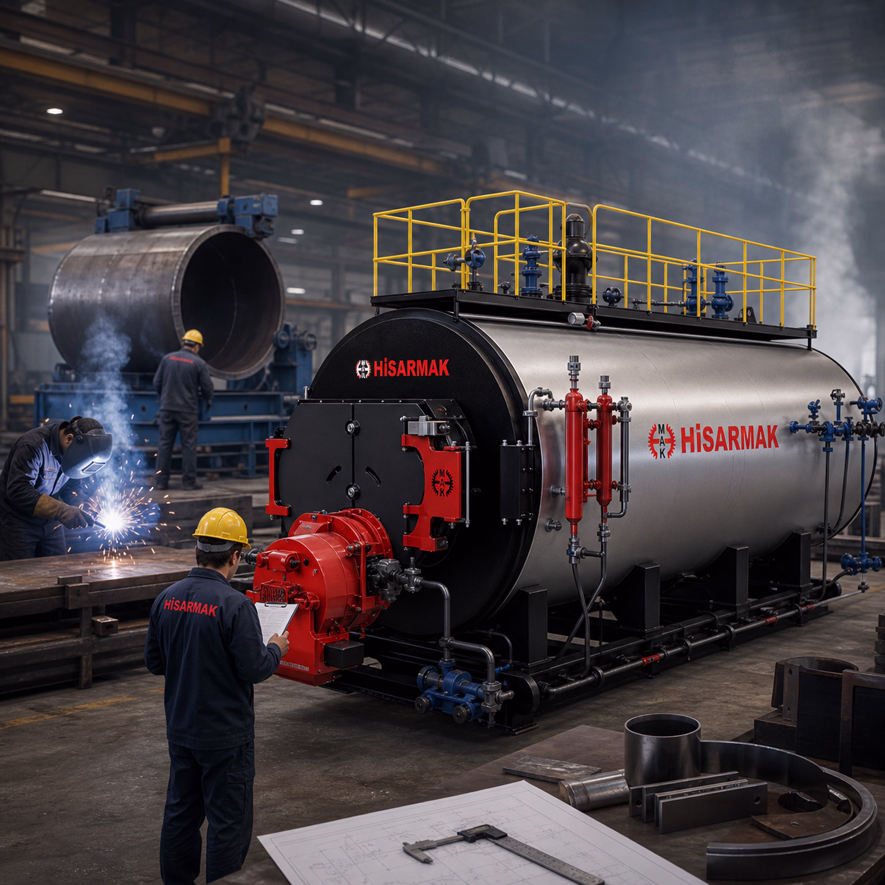 Steam Boiler Production Stage and Delivery Time